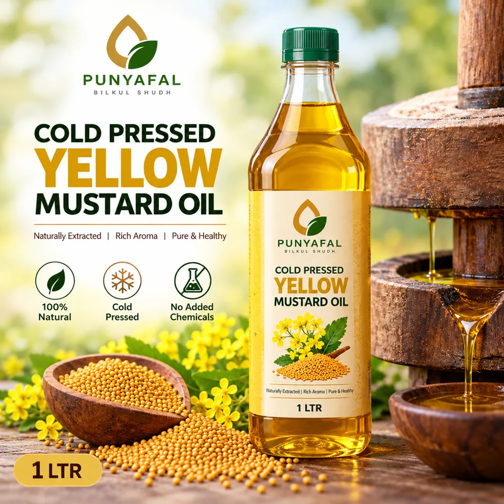 Cold Pressed Yellow Mustard Oil – 1 LTR